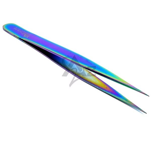 Straight Multi Color Volume Lash Eyelash Extension Tweezers, A2Z Scilab, Mfr#: A2Z-ZR260